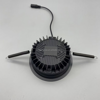 Ampoule LED UVB 5W avec réglage de la luminosité sur 5 niveaux, éclairage en métal écologique pour dragons barbus, tortues, lézards, reptiles