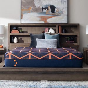 Tapis de <span class=keywords><strong>lit</strong></span> innovant à 6 côtés, matelassé, à rayures, avec blocs de couleur, respirant, confortable, antidérapant, rafraîchissant, fermeture éclair, tricoté - Product Image 1