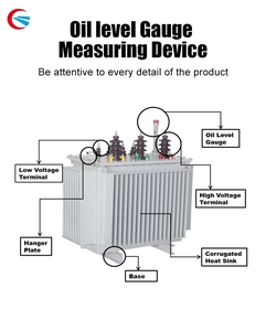 Tốt nhất 200 KVA phân phối dầu giá biến áp 400V 415V bước xuống bước lên 3 giai đoạn biến áp trong nhà ngoài trời 200kva - Product Image 5