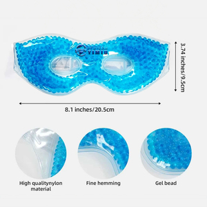 <span class=keywords><strong>Masque</strong></span> oculaire réutilisable en gel en forme d'œil, compresse chaude/froide, taille personnalisée, classe médicale I, non toxique, soulagement de la douleur, soulagement de la fatigue - Product Image 5