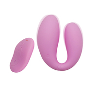 Aphrodisia Fernbedienungs-Klitoris- und Vaginalvibrator mit 10 Frequenzen IPX6 Wasserdicht Wiederaufladbar Geräuscharm Erwachsenen-Sexspielzeug