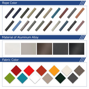 Meubles d'extérieur de jardin en aluminium, ensemble moderne et confortable, de patio, imperméable, 4 pièces - Product Image 6