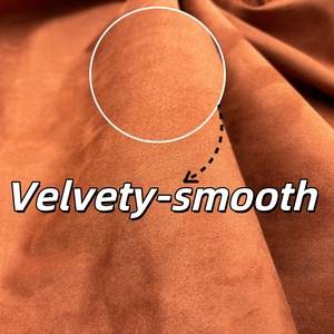 100% Polyester Ngoại Quan Chồn Fox Mềm Giả Lông Đôi Phải Đối Mặt Dệt Kim Da Lộn Chống-Thuốc Thổ Cẩm Vải Mô Hình Rắn Cho Hàng May Mặc - Product Image 2