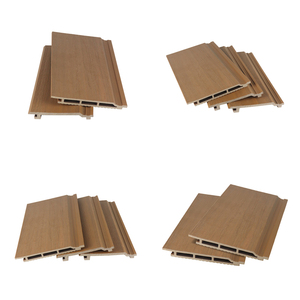 Nhà máy cung cấp biệt thự mặt tiền Trắng bảng bên ngoài ngoài ngoài trời WPC bên ngoài bức tường Ốp - Product Image 3