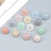 Kancing Resin Bulat Warna-warni Custom Grosir untuk Mantel, Jas, dan Kemeja