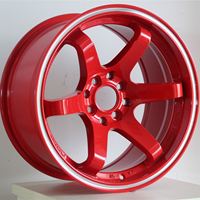 Pleine Taille Multi Couleur 14 15 16 17 Pouces 4/5/8*114.3/100/108/105/110/112 Roue De Voiture De Tourisme Jantes Pour Rayons Volk Racing TE37