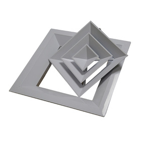 Đăng ký & lưới tản nhiệt <span class=keywords><strong>Air</strong></span> Vent hiện đại AC Grill HVAC van điều tiết Trần khuếch tán lưới tản nhiệt thông gió khuếch tán vuông - Product Image 1