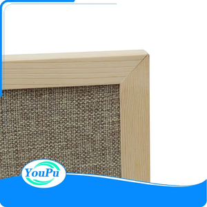 <span class=keywords><strong>Bacheca</strong></span> di lino con il bollettino di <span class=keywords><strong>legno</strong></span> incorniciato di lino bordo del perno per la parete con la puntina per l'ufficio camera da letto scuola - Product Image 3
