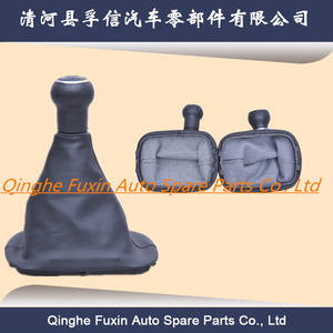 Cache-poussière de levier de vitesse en cuir noir pour Passat 08-09, pièce de rechange pour l'intérieur de voiture, Qinghe Fuxin Auto Spare Parts Co., Ltd. - Product Image 1