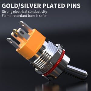 लानबू 16 मिमी क्रोम टॉगल स्विच ऑक्सीकरण ब्लैक 5-24 वी/220v उच्च वर्तमान 2/3 स्थिति डुबकी स्विचेस 15a नेतृत्व वाला प्रदर्शन उपलब्ध है - Product Image 5