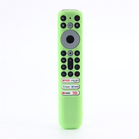 Cubierta de control remoto de silicona anticaída TCL RC902VFMR1, color luminoso con diseño engrosado ahuecado, aprendizaje de código fijo