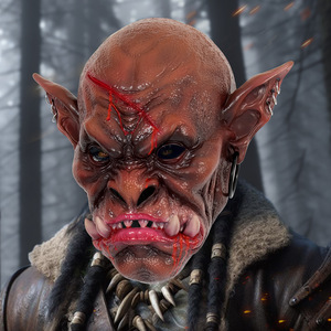 New Devil Mask Spooky Demon Warcraft Prank Helmet <span class=keywords><strong>Anime</strong></span> Expo Performance Carnival Máscara de Halloween - Product Image 2