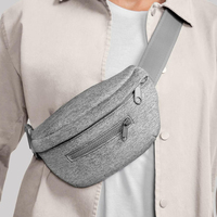Sac banane en néoprène de haute qualité, personnalisable en usine, nouvelle collection 2026, sac de voyage écologique en néoprène premium