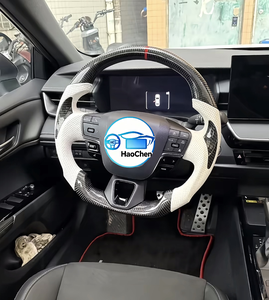 Volante de Cuero Completo Resistente con Botones de Control Múltiple, Compatible con <span class=keywords><strong>Toyota</strong></span> Prius Axio Cross <span class=keywords><strong>Hybrid</strong></span>, Piezas de Mejora para Automóviles - Product Image 3
