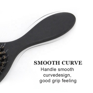 <span class=keywords><strong>Cepillo</strong></span> para el Cabello LOGO <span class=keywords><strong>Profesional</strong></span>, Ovalado, con Cerdas de Jabalí y Nylon, Color Negro Mate, para Desenredar y Masajear el Cuero Cabelludo, para un Cabello Suave - Product Image 5
