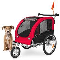 Remorque de vélo à Double remorquage pour enfants, enfants, conversion à poussette 2 en 1 sur canopée de siège, pour les tout-petits