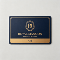Carte d'accès RFID sans contact personnalisée CR80 en PVC étanche avec puce S50, technologie NFC 13,56 MHz pour les hôtels, les adhésions et les entreprises