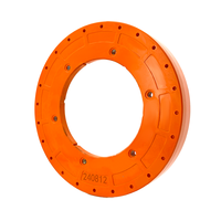 Meule diamantée pour meulage à l'eau Jingu S46 250x140x12.5x19mm OEM, haute affûtation, bord en céramique, technologie de amortissement brevetée, dureté 80