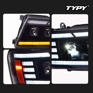 Feux de jour LED 12V neufs avec clignotants lumineux pour l'ensemble de phares Patrol Y61 2005-2022 - Product Image 2