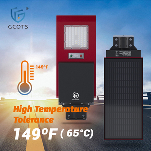 GCOTS Lampes solaires extérieures en aluminium de haute qualité avec capteur, indice IP65, pour jardin, route, parking, éclairage LED de rue SL-CH Spli - Product Image 4