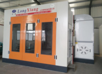Cabine de peinture en poudre industrielle, filtre haute efficacité, éclairage LED, chauffage électrique, contrôle intelligent