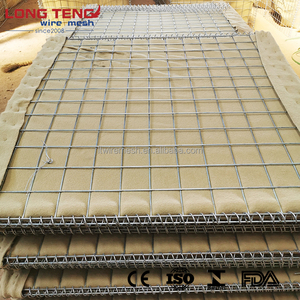 Caja de gaviones soldada galvanizada de alto zinc, pared a prueba de explosiones/pared de arena, barrera de bastión, valla de malla de hierro de acero, corte Hexagonal - Product Image 3