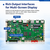 Carte mère industrielle tout-en-un RK3576 Octa-core Android 14 avec 7 ports USB et 7 ports UART pour IFPD, prise en charge 8K