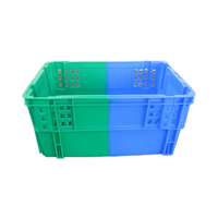 Panier de transport en maille, conteneur en plastique, panier recyclable en maille perforée, panier de transport multifonctionnel pour l'emballage des légumes