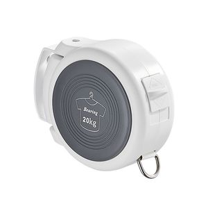 Corde à <span class=keywords><strong>linge</strong></span> rétractable murale sans perçage pour intérieur et extérieur, robuste, avec logo personnalisé du fabricant, vente en gros - Product Image 2