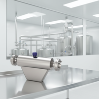 Débitmètre Coriolis sans fil Clouds Sanitary Tri Clamp 4G NB-IoT LoRa certifié CE, débitmètre massique numérique pour le remplissage pharmaceutique IP65