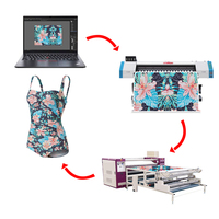 Redjjet — t-shirt numérique par Sublimation, 6040 coton, Textile, draps de lit, Machine d'impression, 80 couleurs, meilleur prix