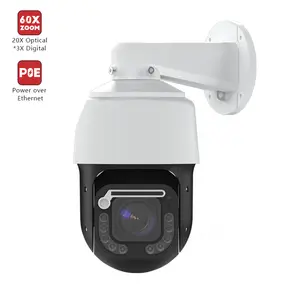 60X 30X 20X 4K 8MP 5MP 2MP速度摄像机每秒100度POE IP安全闭路电视PTZ摄像机外壳，带屏幕刮水器