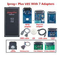 IPROG Plus V85 IMMO, Programador de Llaves para Unidades de Control Electrónico de Automóviles, Reinicio de Radio, SRS y Tablero, Reemplazo Digital Prog, 1 Año de Garantía