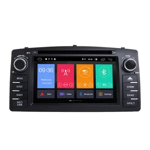 Lecteur DVD de voiture sous Android 10, AutoRadio, multimédia, stéréo, avec Navigation GPS, 2 Din, pour Toyota Corolla E120 BYD F3, 2 Din