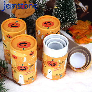 Emballage personnalisé de boîte-cadeau en carton écologique pour festival, tube en papier kraft de qualité alimentaire pour thé en vrac - Product Image 6