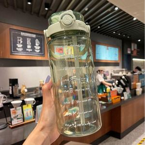 2000ml Bpa Free Plastic Water <b>Bottle</b> Motivational Water <b>Bottles</b> Outdoor Camping <b>Drinking</b> Girls Portable Travel Water <b>Bottles</b> - Product Image 5