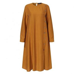 レディースプラスサイズチュニック服ロングシャツワンピース女性用クルーネックブラウスルーズトップス - Product Image 6