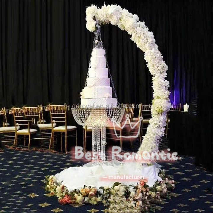 Gold Metal Wedding Cake Stand - Elegant Birthday Decor