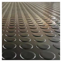 Tapis de sol en caoutchouc nickel pièce de monnaie pour fourgonnettes et remorques