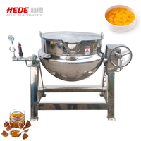 Bouilloire de cuisson à double enveloppe de vapeur horizontale de 50 gallons de 200 litres