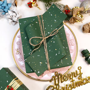 Personalizado 80g lujo estampado en caliente fiesta de cumpleaños del Día de San Valentín 43*300 cm embalaje de regalo de Navidad caja de cosméticos papel de regalo - Product Image 4