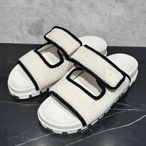 Sandalias de Mujer de Diseño Tejido de Alta Calidad, Sandalias Casuales de Moda, Sandalias Transpirables e Impermeables para Verano y Exteriores - Product Image 1