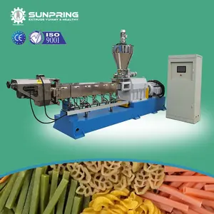 SunPring fried pallets snack food production line 3d pellet extruded snacks pellet manufacturers