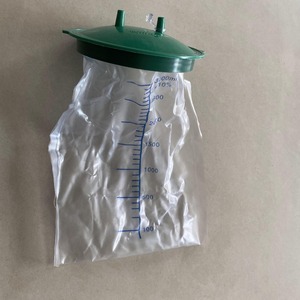 Colector de Líquidos Residuales Marca Anzhu, Bolsa de Drenaje de Presión Negativa Desechable de 3000 ml para Uso Clínico - Product Image 3