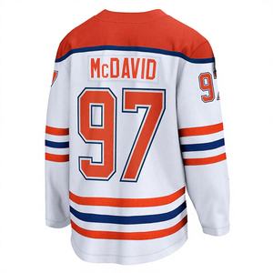 Camisetas de hockey sobre hielo de Nueva Jersey para hombre, cosidas # 86 Jack Hughes # Camiseta 13 Nico Hischier, Impresa Digitalmente, 100% Poliéster, Transpirable - Product Image 3