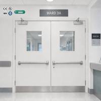 Porte de sécurité ignifugée en acier de haute qualité, porte intérieure moderne résistante au feu avec certification UL et CE pour maison neuve