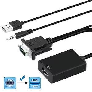 <span class=keywords><strong>Convertidor</strong></span> <span class=keywords><strong>Activo</strong></span> al por Mayor, OEM, ODM, Directo de Fábrica, con Conector de Audio de 3.5mm - Adaptador <span class=keywords><strong>VGA</strong></span> <span class=keywords><strong>a</strong></span> <span class=keywords><strong>HDMI</strong></span> - Product Image 2