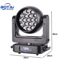 BOTAI 19x25W Zoom LED lumière de lavage à tête mobile 475W faisceau hybride 7 °-55 ° Zoom motorisé DMX512 contrôle pour DJ scène architecturale FX