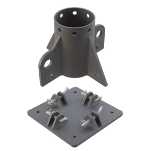 Base <span class=keywords><strong>de</strong></span> sol pour <span class=keywords><strong>poteau</strong></span> <span class=keywords><strong>rond</strong></span> galvanisé, support <span class=keywords><strong>de</strong></span> fixation pour ancre - Product Image 2