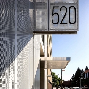 Componentes Prefabricados Modulares <span class=keywords><strong>para</strong></span> Fachadas Perforadas, Panel de Aluminio, Sistema de Muro Cortina Unificado, Arquitectura Comercial - Product Image 2